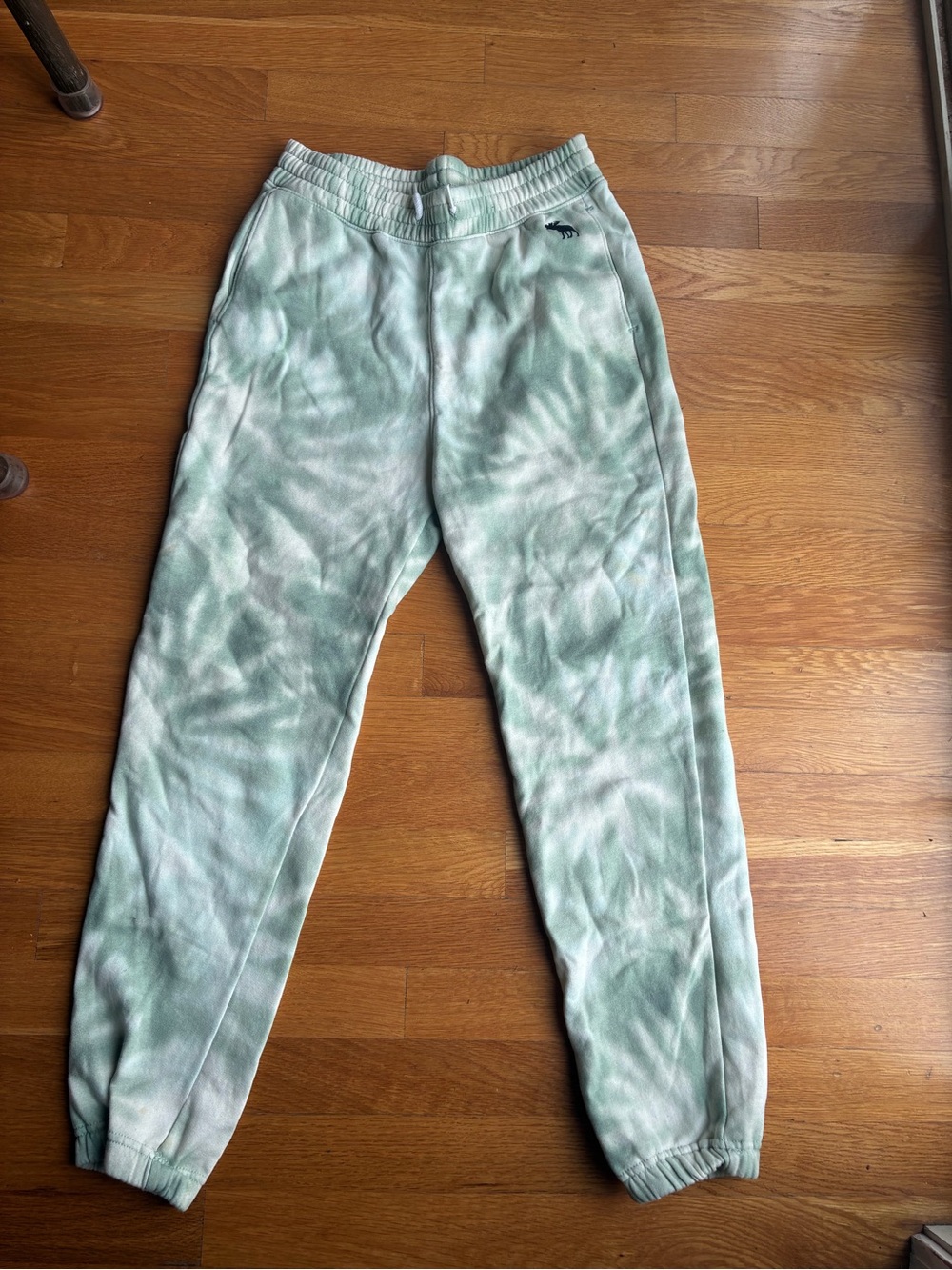 Abercrombie Kids Tie-Dye Green Sweatpants 13/14